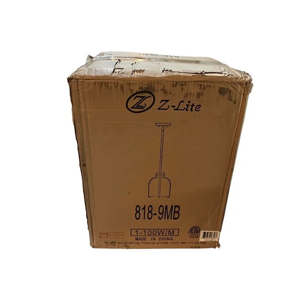 Z-Lite 818-9MB Pearson 1 Light 10 inch Matte Black Pendant Ceiling Light - Picture 9 of 16